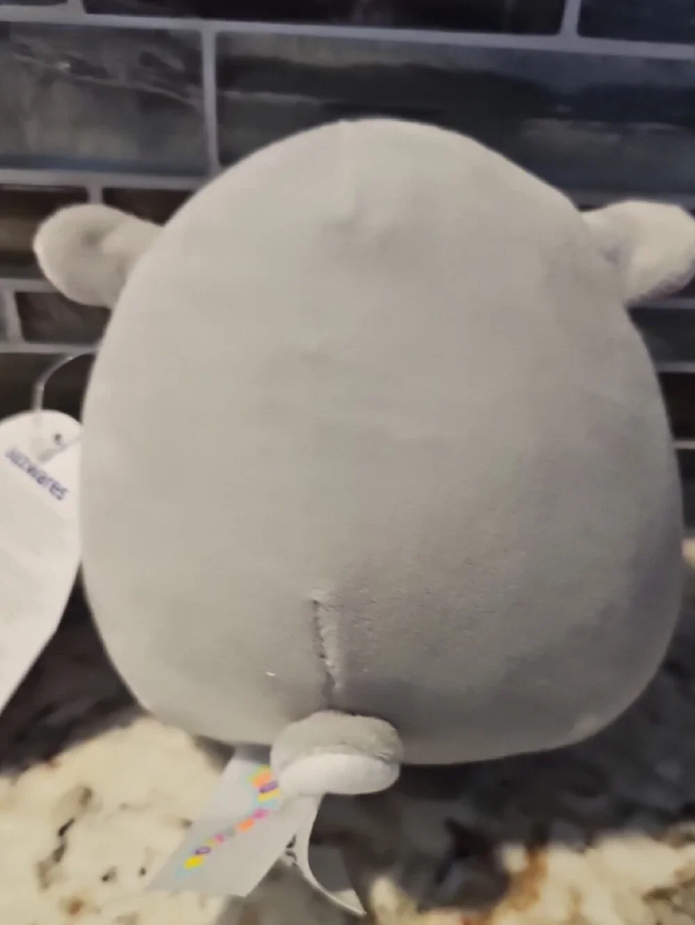 Squishmallows Gray, Cream & Pink Plush Animal Trio